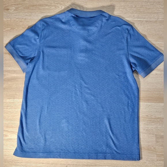 Van Heusen Men's Polo Shirt Blue Size XL, Slim Fit, Short Sleeve, Pre-owned - Picture 6 of 6